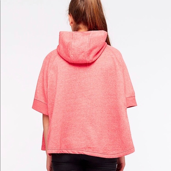 Nike Pink Short Sleeve Poncho Hoodie - Picture 4 of 6